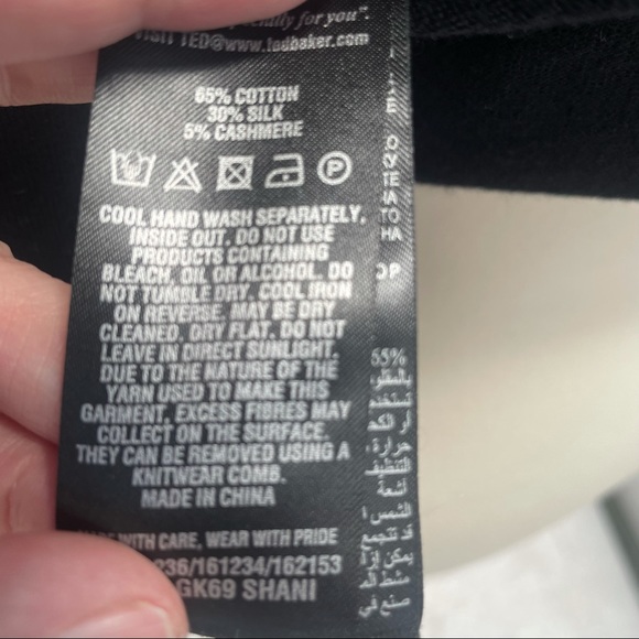 Ted Baker SHANI Opulent Orient Embroidered Sweater - Picture 9 of 12